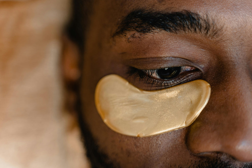 BIOAQUA Gold Eye Patches result — visibly reduced dark circles and puffiness