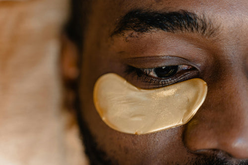 BIOAQUA Gold Eye Patches result — visibly reduced dark circles and puffiness